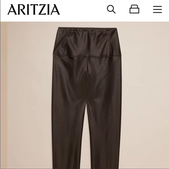Aritzia Pants - Aritzia Wilfred free Daria faux leather leggings